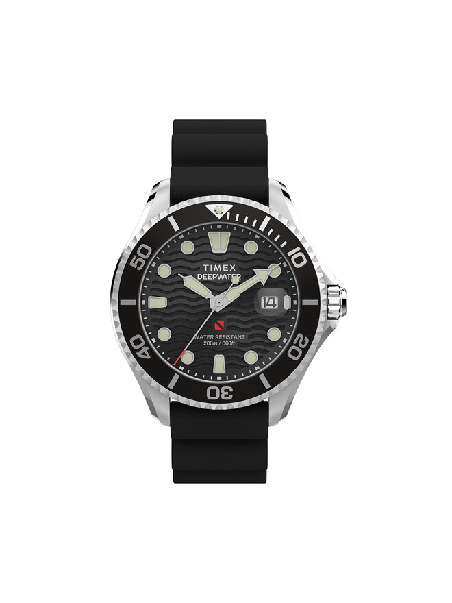 Timex Ρολόι Timex Deepwater Meridian TW2W81600 Ασημί