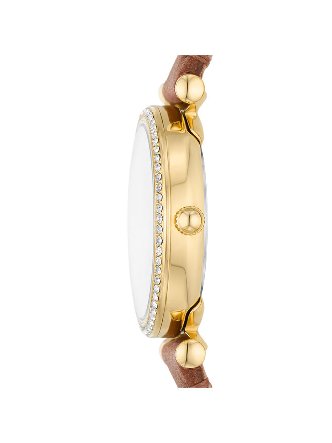 Fossil Годинник Fossil Carlie ES5297 Коричневий