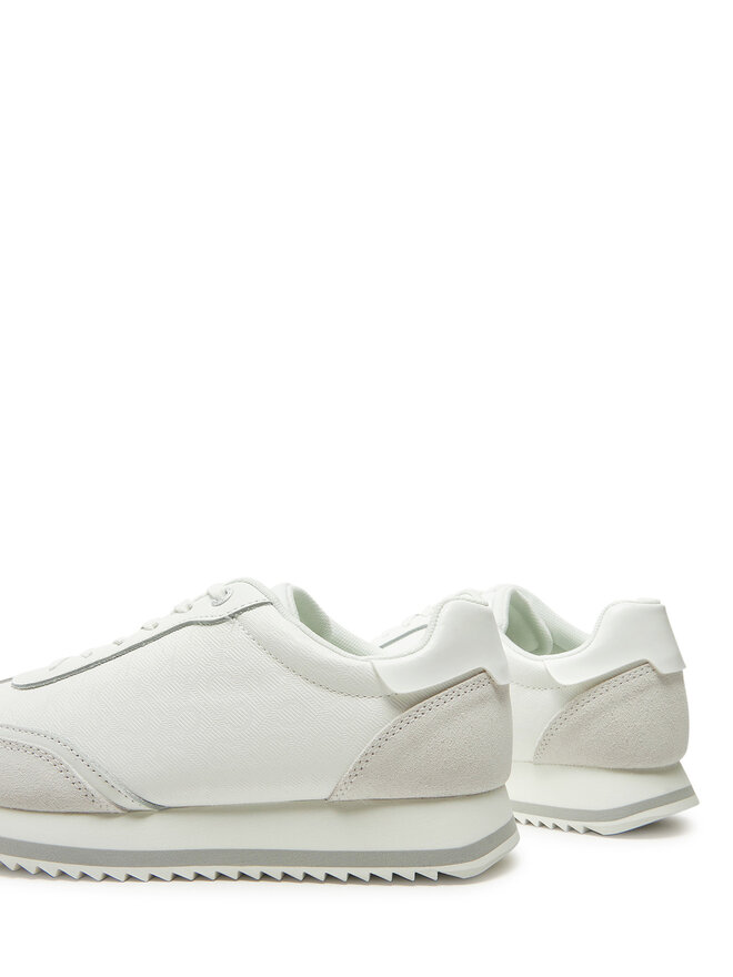 Calvin Klein Αθλητικά Calvin Klein Runner Lace Up - Mono Mix HW0HW02294 Λευκό