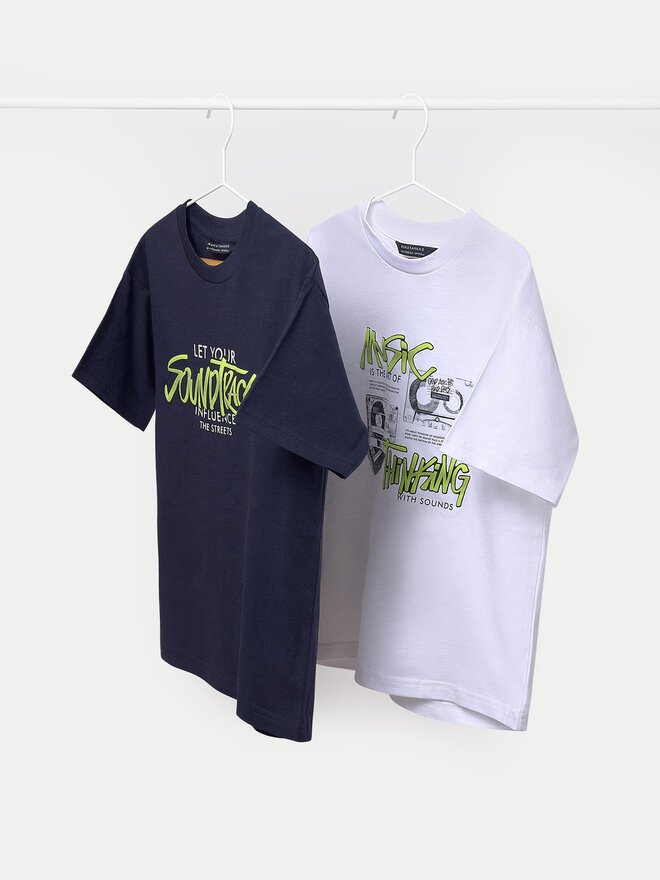 Mayoral Mayoral Pack de 2 camisetas 6018 De color Regular Fit