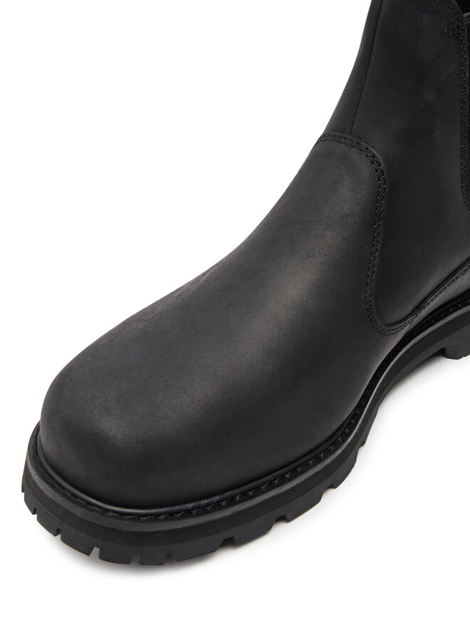 Timberland Μποτάκια με λάστιχο Timberland Britton Road Mid Chelsea TB0A6A4WW021 Μαύρο