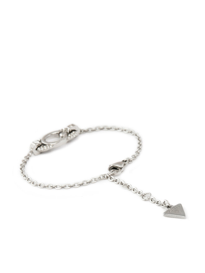 Guess Bransoletka Guess JUBB04 510JW Srebrny