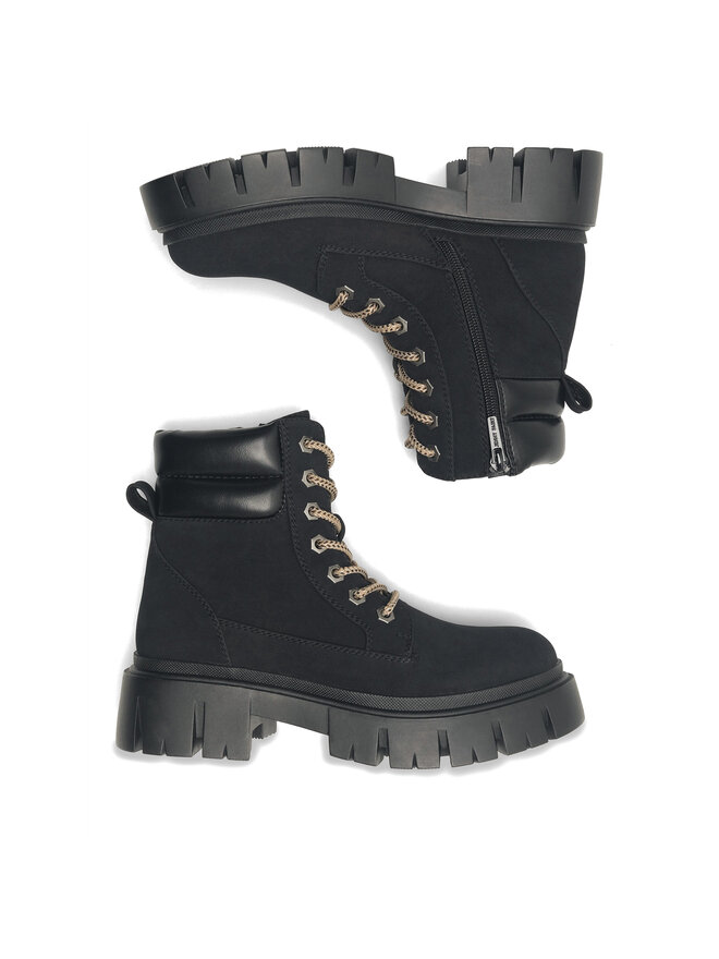 Jenny Fairy Schnürstiefeletten Jenny Fairy WS5816-06 Schwarz