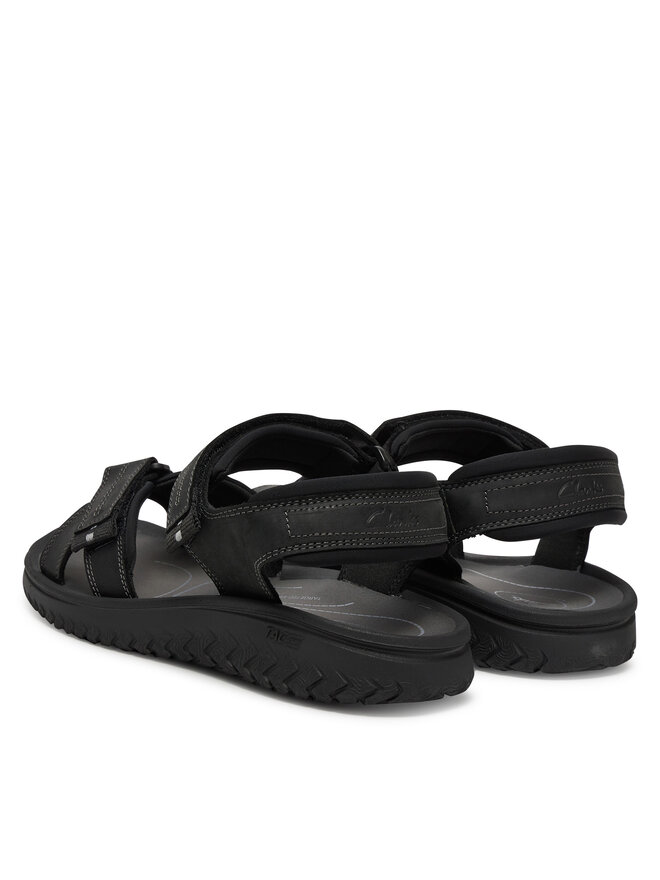 Clarks Sandály Clarks Wesley Shore 26182010 Černá