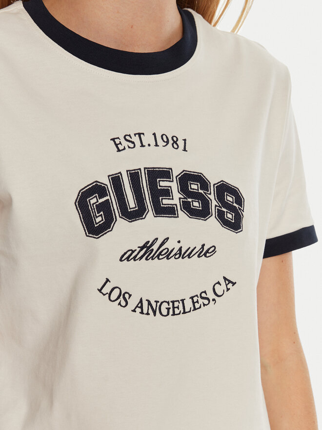Guess Guess Футболка V4BI08 K8FQ4 Білий Boxy Fit
