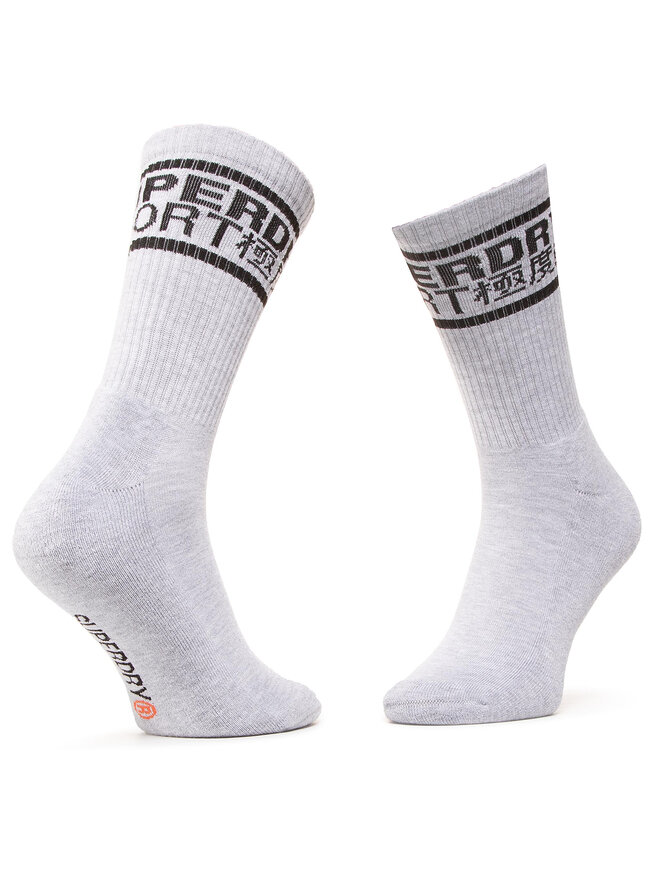 Superdry Zestaw 3 par wysokich skarpet unisex Superdry Coolmax Crew Sock 3Pk MS400010A Kolorowy