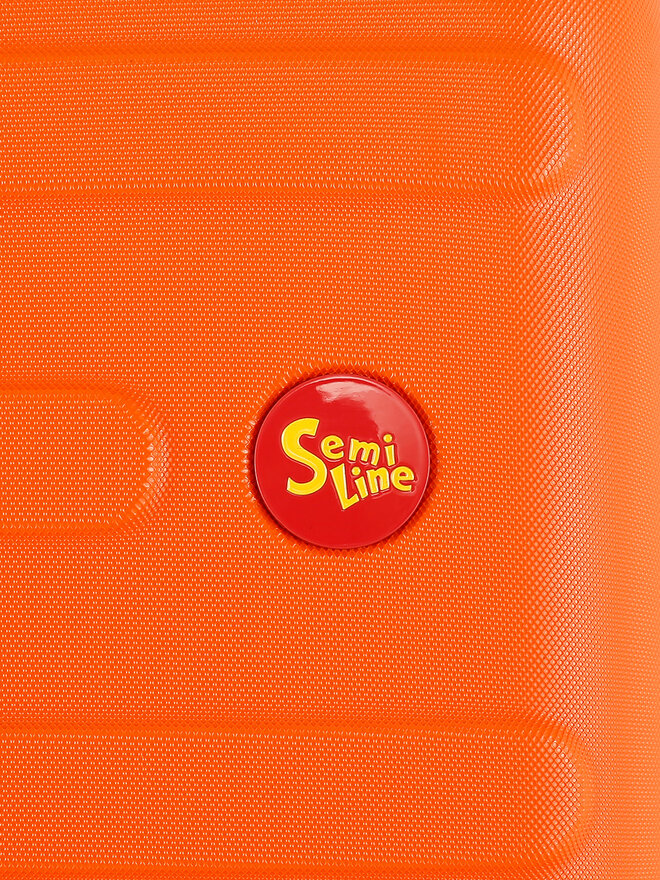 Semi Line Srednji kovček Semi Line T5843-2 Oranžna