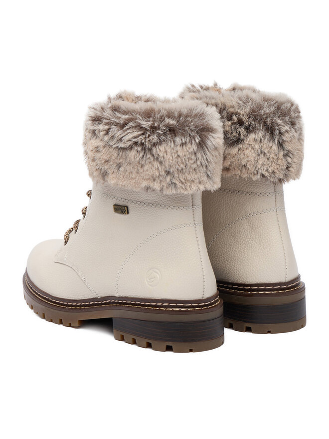 Remonte Зимни обувки Remonte CEO-D0B74-80 Екрю