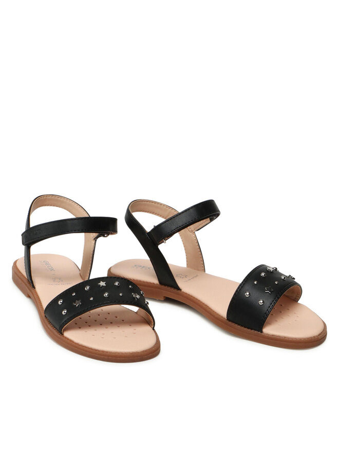 Geox Sandály Geox J S.Karly G. H J2535H 000BC C9999 S Černá
