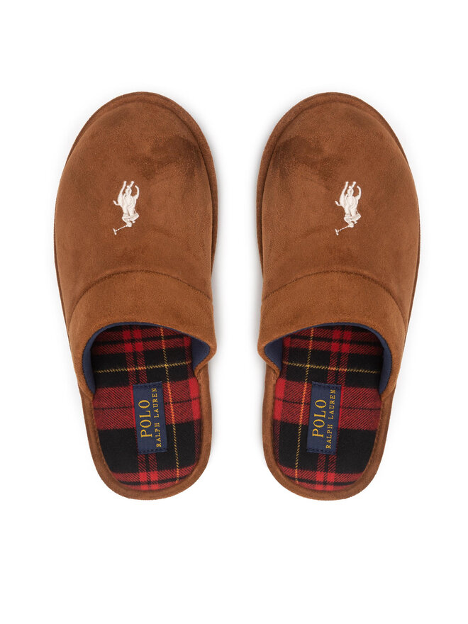 Polo Ralph Lauren Kapcie Polo Ralph Lauren Klarence RF103841 Brązowy
