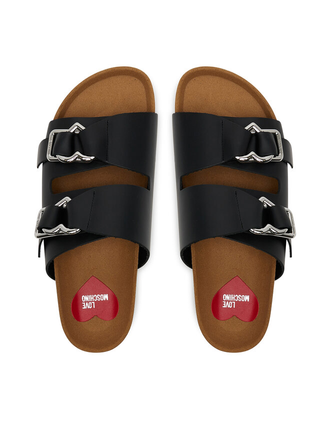 LOVE MOSCHINO Papucs LOVE MOSCHINO JA28273G1MIA000A Fekete