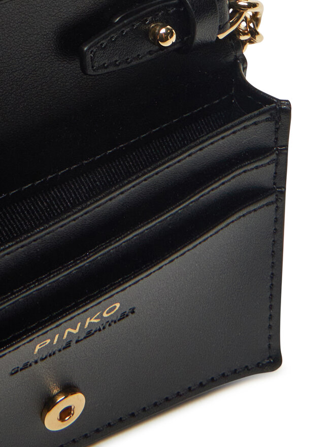 PINKO Kabelka PINKO Jolie Simply Credit Card 1P21KX Y5FF Černá