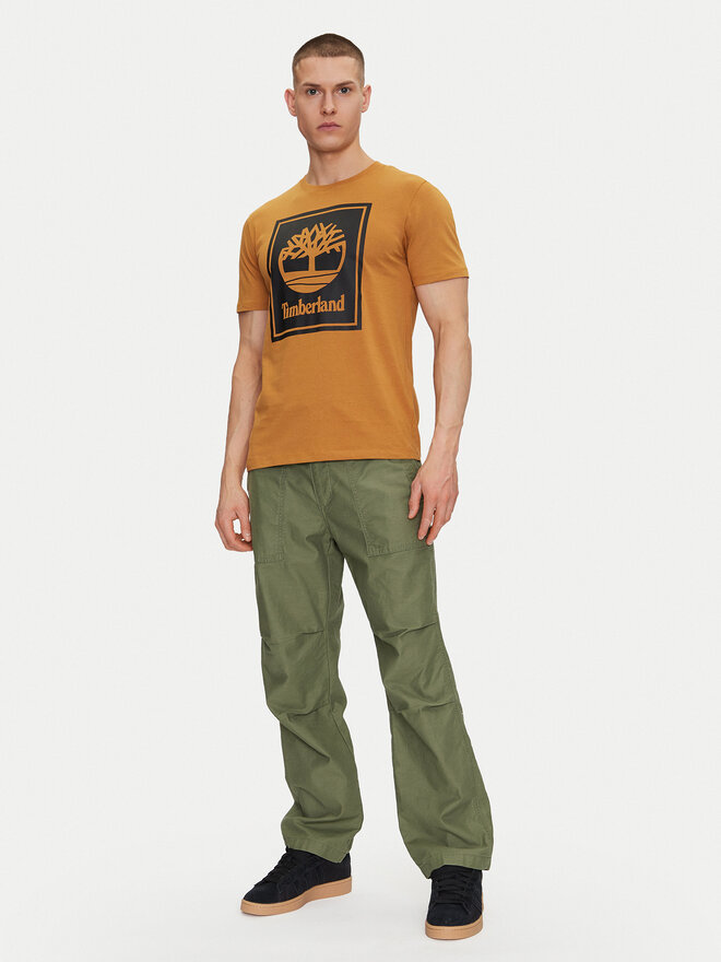 Timberland Timberland Camiseta TB0A5WQQ Beis Regular Fit
