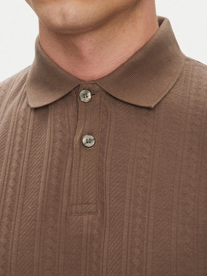 Selected Homme Selected Homme Poloshirt 16094575 Beige Regular Fit