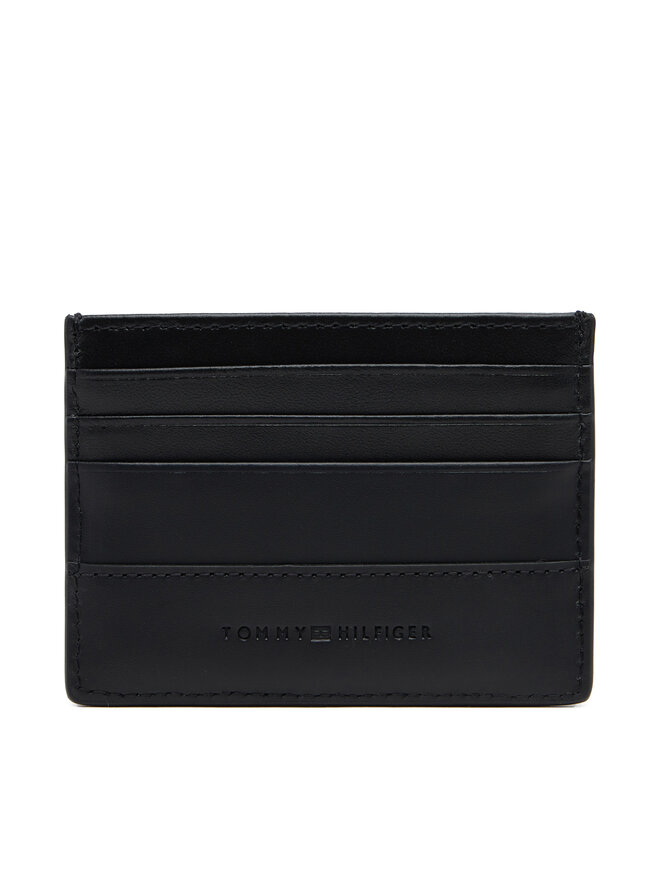 Tommy Hilfiger Θήκη πιστωτικών καρτών Tommy Hilfiger Th Corp Cc Holder AM0AM13243 Μαύρο