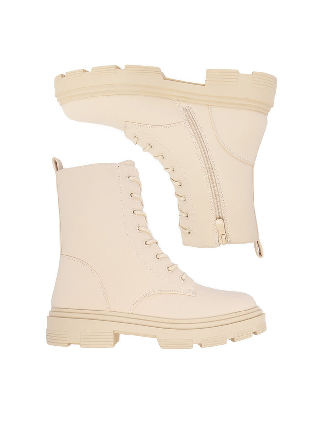 DeeZee Botines planos DeeZee HX21058-37 Beis