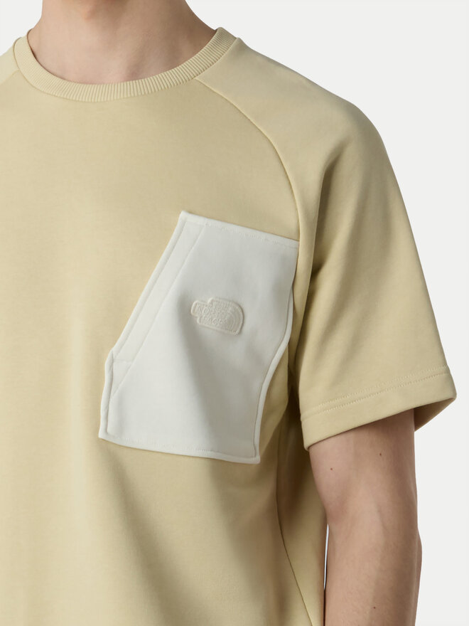 The North Face The North Face Camiseta Terry NF0A8C28 Beis Relaxed Fit