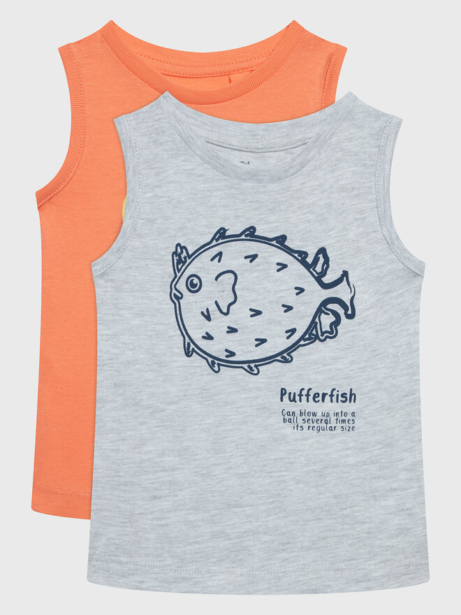 Zippy Zippy Σετ 2 T-Shirts ZBBAP0303 23017 Έγχρωμο Regular Fit