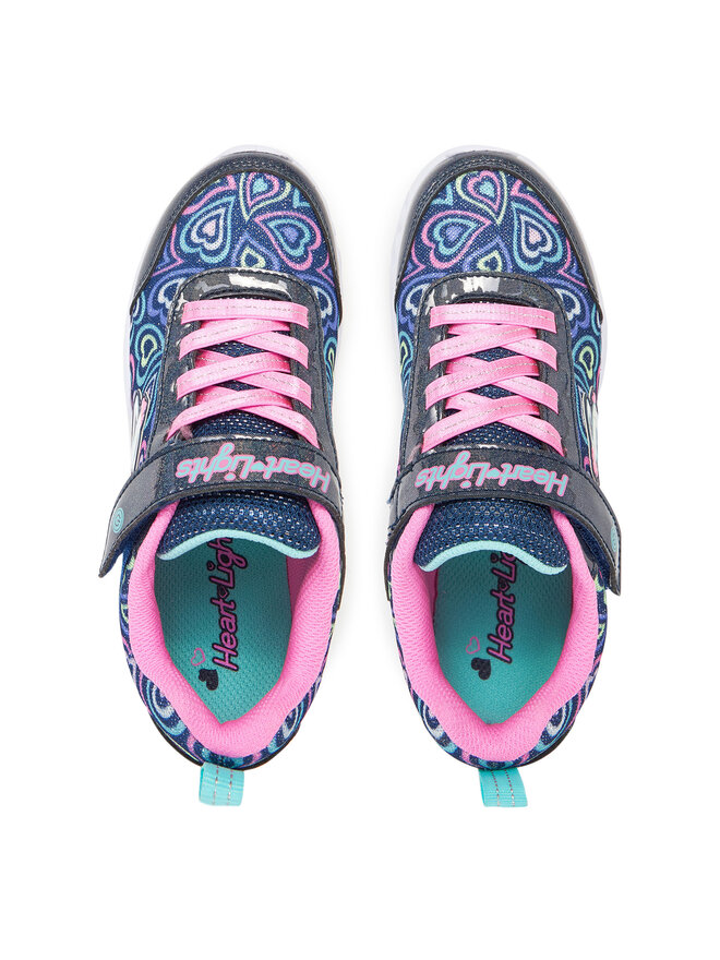 Skechers Sneakersy Skechers Heart Lights-Boogie Love 303257L/NVMT Tmavomodrá