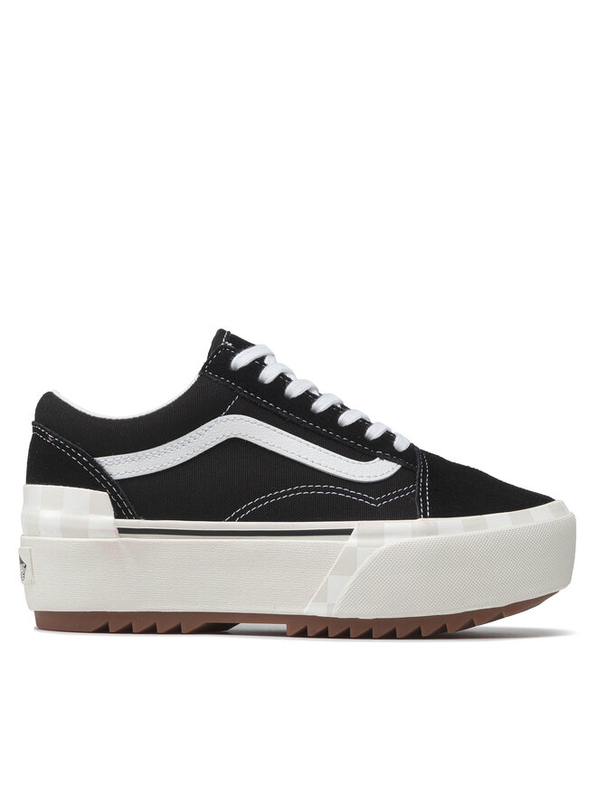 Vans old skool schwarz plattform best sale