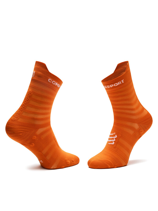 Compressport Skarpety wysokie unisex Compressport Pro Racing Socks V4.0 Ultralight Run High XU00050B Czerwony