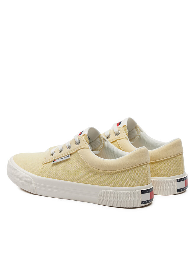Tommy Jeans Πάνινα παπούτσια Tommy Jeans Tjw Vulc Skate Derby EN0EN02494 Κίτρινο