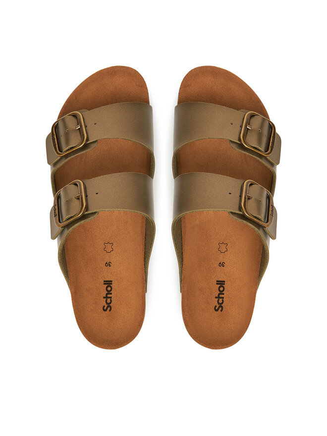 Scholl Pantoletten Scholl Josephine F32166 Khakifarben