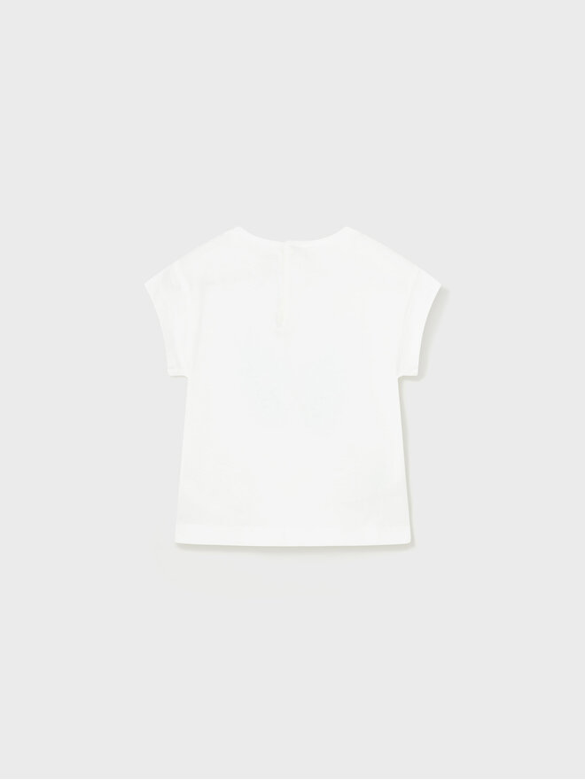 Mayoral Mayoral T-Shirt 1008 Μπεζ Regular Fit
