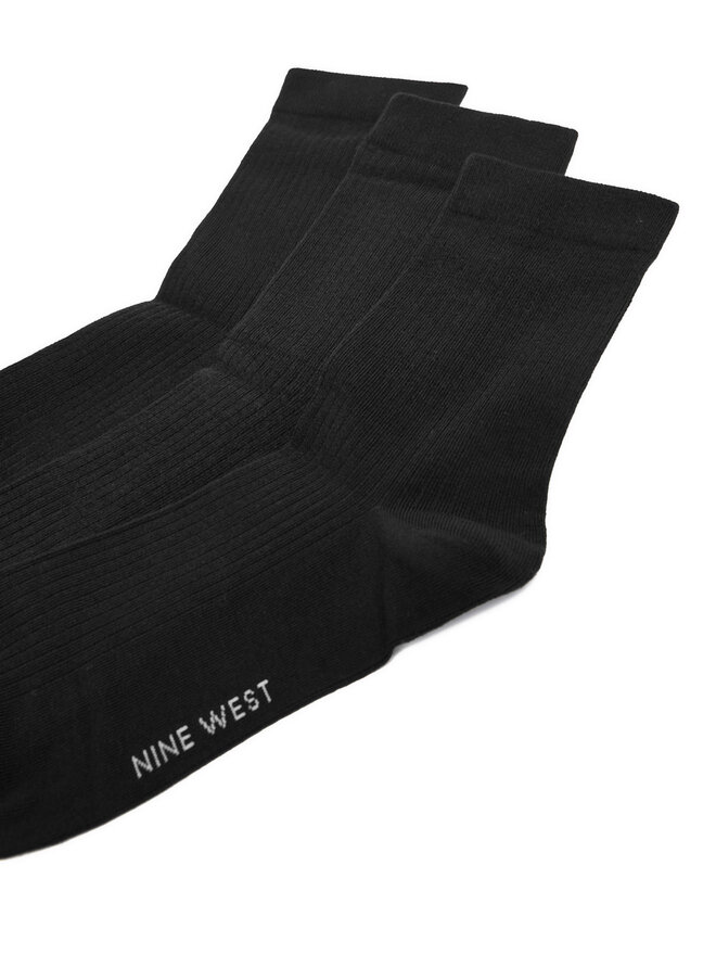 Nine West Lange Socken Nine West CEO_BR_NW_25081_W_AW25 (3 PACK) Schwarz