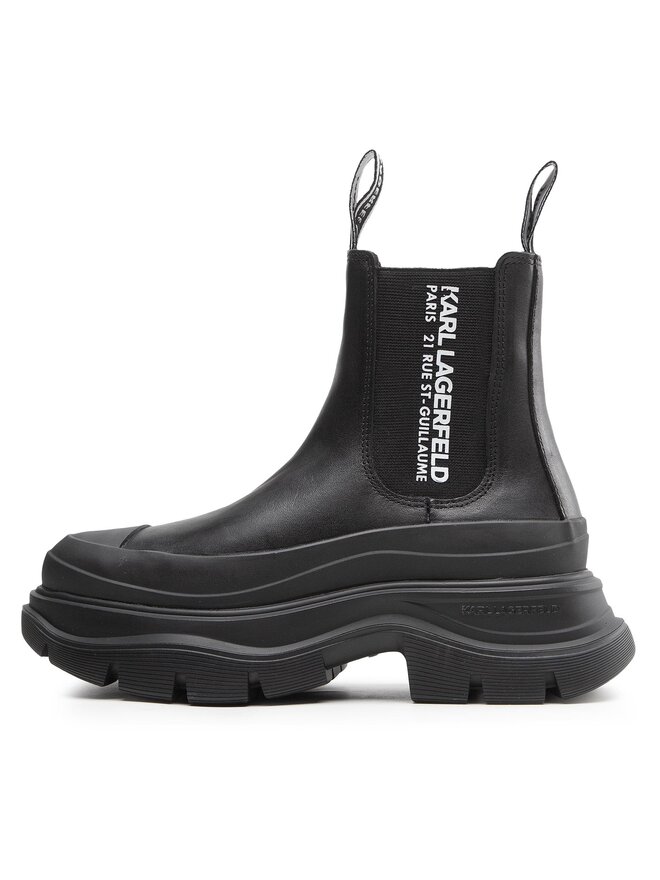 KARL LAGERFELD Боти тип челси KARL LAGERFELD KL42944 Черен