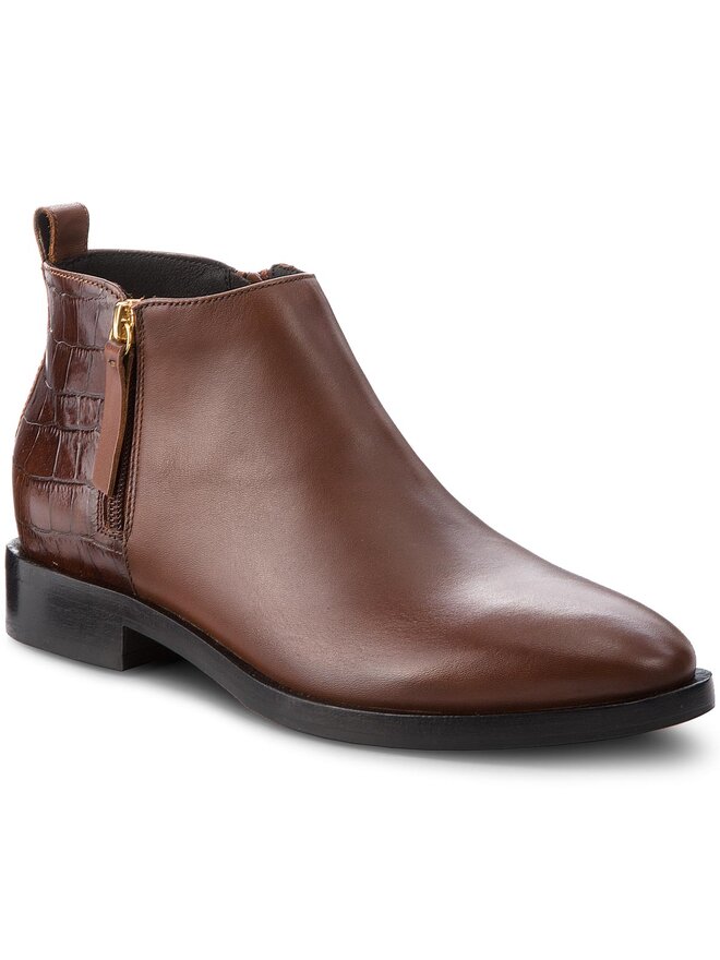 Bottines Geox D Brogue F D842UF 0436Y C0013 Marron chaussures