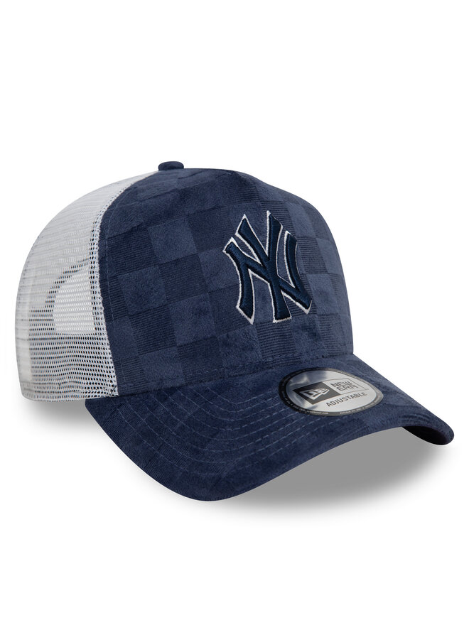 New Era Czapka z daszkiem New Era New York Yankees Tonal Check 60595260 Granatowy