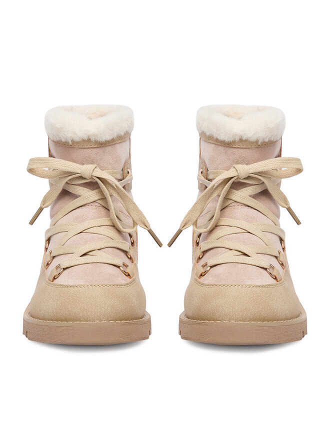 DeeZee Μπότες Χιονιού DeeZee 17125-1-BEIGE PU Μπεζ