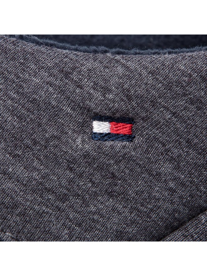 Tommy Hilfiger Hausschuhe Tommy Hilfiger Flag Homeslipper FM0FM02178 Grau