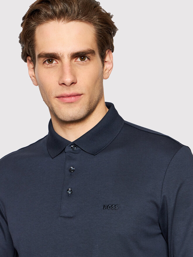 BOSS Boss Поло Pado 30 50468392 Cиній Regular Fit