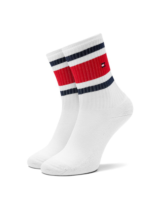 Tommy Hilfiger Sada 2 párů dětských vysokých ponožek Tommy Hilfiger 701229942 Tmavomodrá