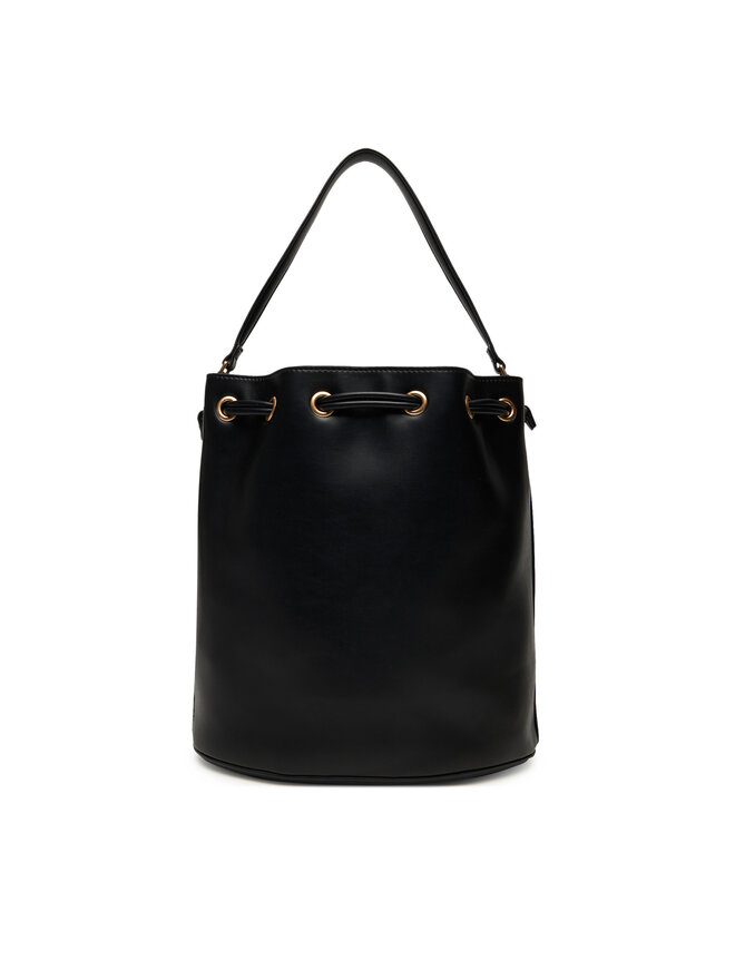 Calvin Klein Handtasche Calvin Klein Bold Ck Large Bucket Bag LV04F3232G Schwarz