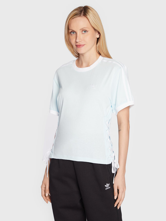 adidas adidas T-Shirt Always Original Laced HK5063 Himmelblau Loose Fit