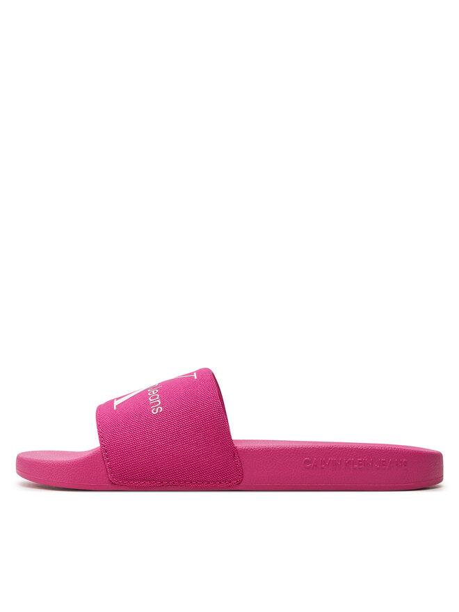 Calvin Klein Jeans Nazouváky Calvin Klein Jeans Slide Monogram Co YW0YW00103 Růžová