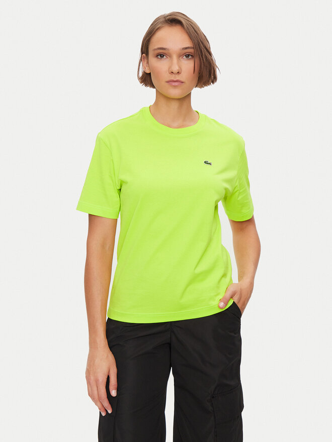 Lacoste Lacoste Camiseta TF7215 Amarillo Loose Fit