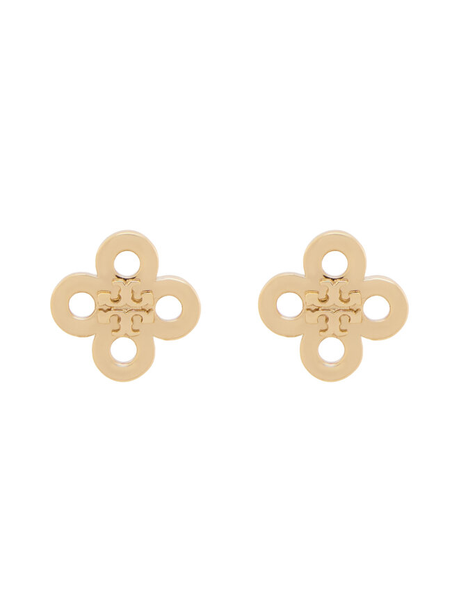 Tory Burch Ohrringe Tory Burch Forget Me Not Clover Stud 184409 Goldfarben