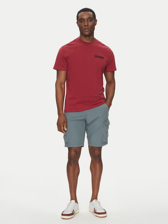 Napapijri Napapijri T-Shirt S-Vignoni NP0A4ILX Rot Regular Fit