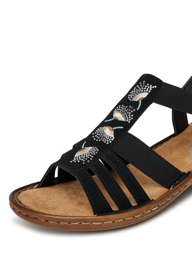 Rieker Sandalias Rieker 60875-00 Negro