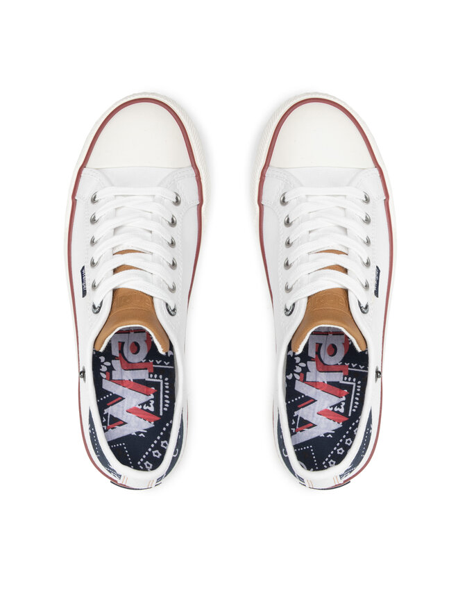 Wrangler Sneakers aus Stoff Wrangler Ray Pocket WL21500A Weiß