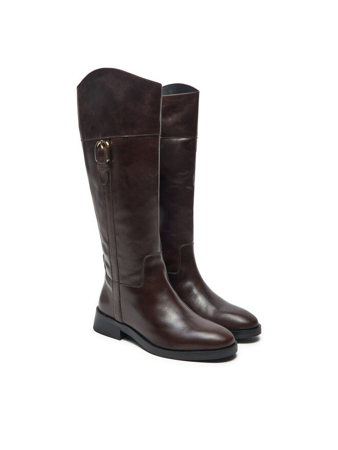 Geox Kozaki Geox D Tormalina D36VBG 000AA C6024 Brązowy