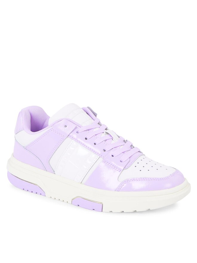 Tommy Jeans Sneakersy Tommy Jeans The Brooklyn Patent EN0EN02528 Fioletowy
