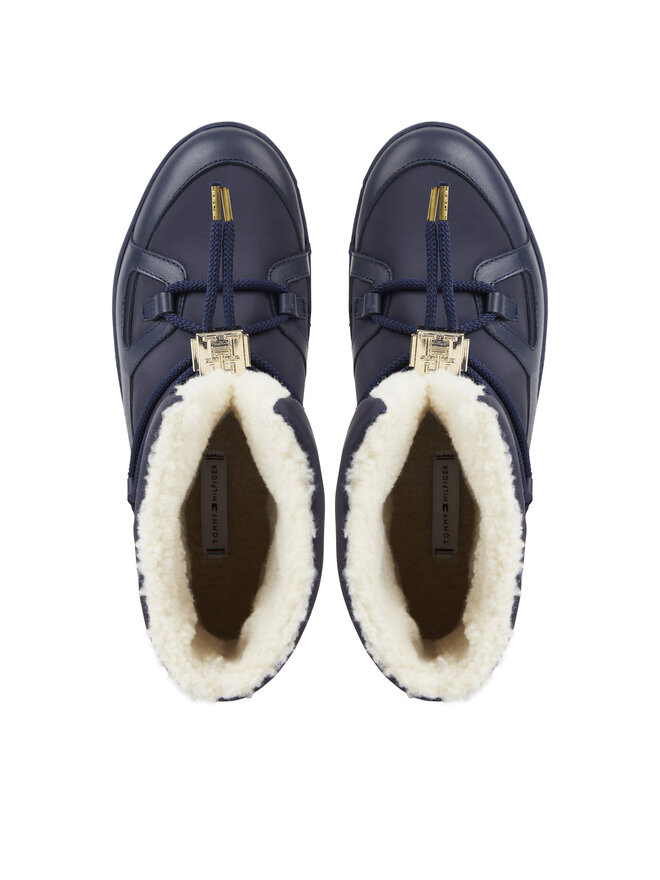 Tommy Hilfiger Μπότες Χιονιού Tommy Hilfiger Tommy Essential Snowboot FW0FW07504 Μπλε