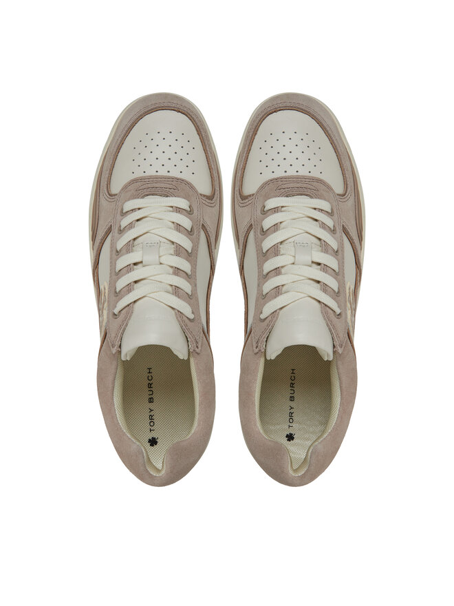 Tory Burch Sneakersy Tory Burch Clover Court 155626 Beżowy