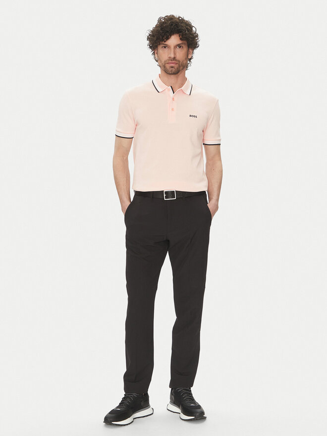 BOSS BOSS Поло Paddy 50469055 Рожевий Regular Fit