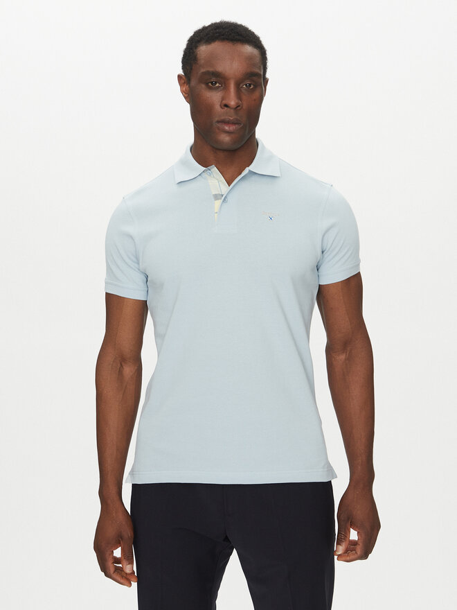Barbour Barbour Polo Tartan MML0012BU44 Svijetloplava Regular Fit